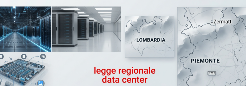 legge regionale data center lombardia insediamento datacenter piemonte